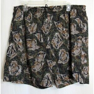 Nike ACG VTG Multicolored Pattern Tie Waist Lined Swim Trunks Shorts Large EUC
